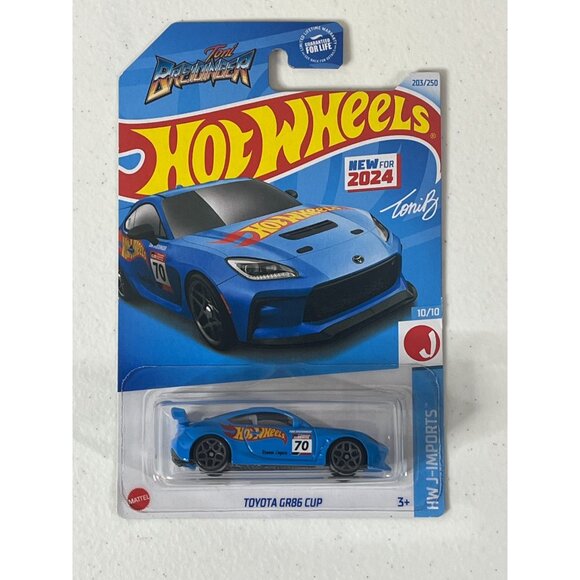 Hot Wheels Toyota GR86 Cup J-Imports 2024 Toni Breidinger 10/10 Diecast Car 1:64 - Picture 1 of 11